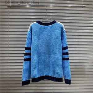 Męskie swetry projektant Sweter francuskie mody SWORO POLO Winter Men Women Street Knit Jumper Blue Bluzy bluzy T10 Q240530