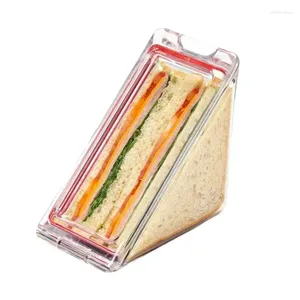 Storage Bottles Triangular Sandwich Box Small Bags Compact Triangle Containers For Carrying