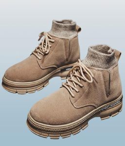 جودة عالية الرجال أحذية الثلج الذكور أزياء شارع الأحذية في الهواء الطلق Martin Boots Leisure الكبار الأحذية الغربية 7223128