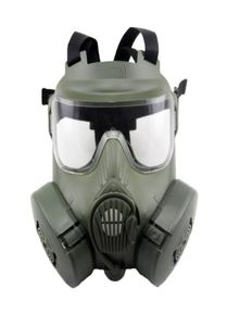 Maschere tattiche maschere in resina ventola nebbia per il viso per cs wargame paintball fittizio a gas con ventola per protezione cosplay2460061