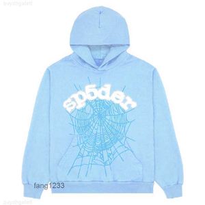 Mens Hoodies Sweatshirts Sky Blue Spder Men Women Hip Hop Young Thug Spider World Wide Print Pullover Rnuw{category}