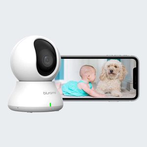 Ip Cameras Camera Monitor Dog 360-Degree For Pet Indoor Baby 2K Home Smart Motion Tracking 2-Way O Phone App Ir Night Vision W Drop De Ot4Ze