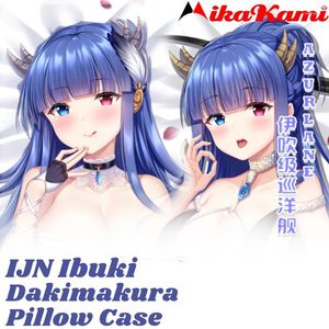 Travesseiro ijn ibuki Dakimakura Game Azur Lane Broachcase abraçando o corpo inteiro sexy capa de casal decoração otaku presente