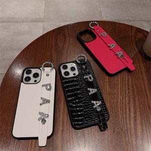 Designer Kickstand iPhone -fodral för iPhone 15Promax 15Pro 15 14 14Promax 14Pro 13 Pro Max 13Pro 13 12 12Pro 12Promax 11 Pu Leather Case