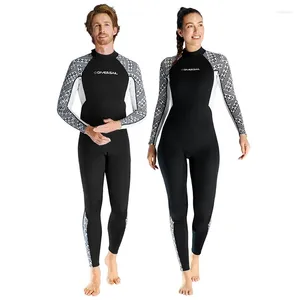 Kvinnors badkläder kallt bevis dykning för män och kvinnor europeisk amerikansk jumpsuit förtjockad varm surfing c747 3mm 2mm