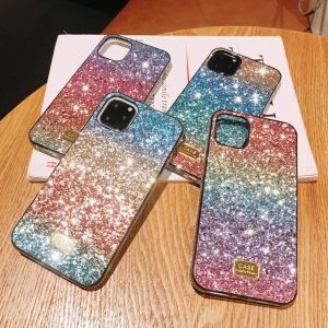 Fall nyaste glitter strass telefonfodral för iPhone 15 pro max 14plus 13 12 mini 11 xsmax xr 8 7 plus lyxdesign skrapskydd