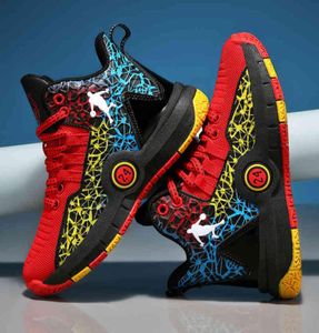 Boys Basketball Shoes High Quality Top Soft Non-slip Kids Sneakers Thick Sole Sport Outdoor Boy Trainer Basket 941344004