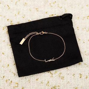 Men Gold Plated Love Luxury Charm Bracelets Link Link Letter Letter Letter Pulsera Cjeweler para meninas adolescentes Bracelets de designer estético ZB018 F23