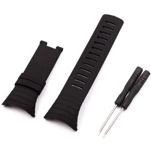 Watch Accessories For Suunto core Watches Men 100% All Standard Bracelet Black Belt Tape Strap 255I