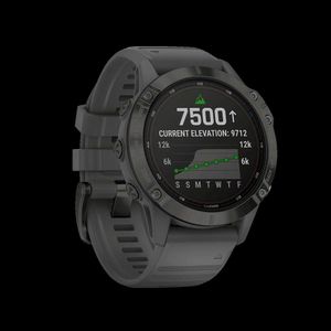 2022 Profesjonalny Fenix ​​6x 6s Profesjonalna edycja słoneczna Sapphire Multi Sport GPS Watch Black