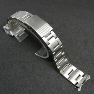 Watch Bands 19mm 20mm Bracciale a fascia per ostriche spazzole in acciaio inossidabile in acciaio inossidabile per uomo 304o