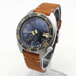 Wristwatches 41mm Mechanical Mens Sapphire Glass Japan NH35 Automatic Glow Waterproof Automatic Rubber Band Q240529