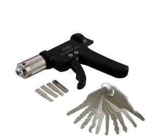 Locksmith Supplies 10pcs Chaves automáticas Conjuntos de colheita de trava Professional Ferramentas de serralheiro plug spinner Quick Goso Pick Fool Turning3935481