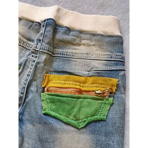5064 Kids Jeans Soft Denim Byxor Spring Fall Children's Pants