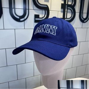 Ball Caps Large Brim Embroidered Sun Shade Baseball Cap For Men And Women Street Fashion Duck 230831 Drop Delivery Dhz4I