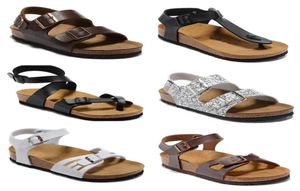Yara Paris Sliders Mens Womens luxury designer Cork slippers Summer Beach Sandals Ladies Flip Flops Loafers Black White Pink Slide9217105
