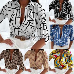 2024 Langarm-Hemden Womens Frühling und Herbst T-Shirt Top Designer gedrucktes Shirt Plus Size 3xl