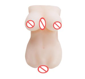 Sexprodukter realistiska vaginas mini halvkropp bröst manlig onanatorer artificiell vaginal fitta ficka sex leksak för män b21869410850