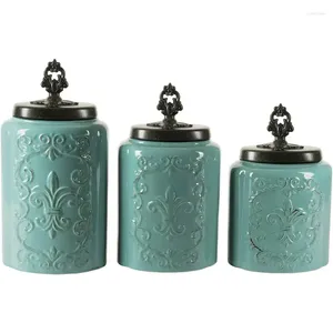 Plates Antique Canisters Set Of 3 Green Dishes Sauce Dish Modern Restaurant Restau