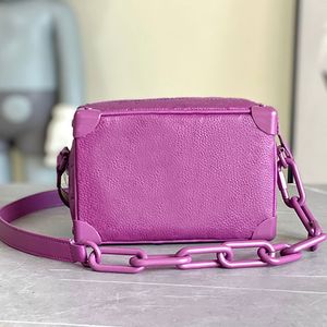 Klassische Kofferbeutel Valisette Tresor Schmuck Hartkasten Tasche Handtaschen alte Blume echte Leder Umhängetasche Designer Frauen Aufbewahrung Crossbody Tasche Totes 20 cm