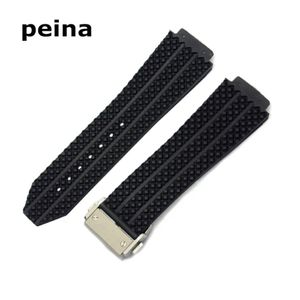 25 mm x 19mm novo pneu preto de alta qualidade cautchouc de silicone pulseira 250b