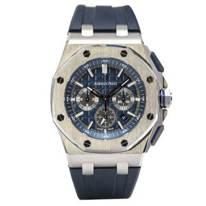 AA AAIPIU Starszy kwarc ze stali nierdzewnym Watch Waterproof Fashion Trend Watch Box Certyfikat 42 mm Automatyczne mechaniczne zegarek Męskie zegarek 26480TI