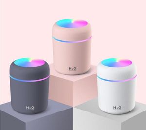 Car Humidifier 300ml USB Ultra Dazzle Cup Aroma Diffuser Cool Mist Maker Air Humidifiers Purifier with Romantic Light29847188631537