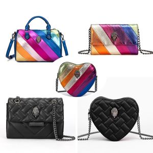 Kurt Geiger Handbag Eagle Heart Rainbow Bag Luxurys Tote Leather Purse Designer Bag Mens Shopper Crossbody Pink Clutch Travel Silver Chain Chect Bags