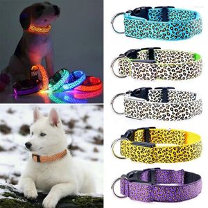 犬アパレルファッション猫ジュエリーアクセサリー調整可能な犬LEDカラーペットの閃光ネックレスラミナスカラー用品