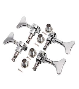 Chrome Bass Guitar Tuning Pegs Machine Heads Tuners för Ibanez Replacement 2L2R21056444622983