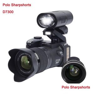 Kamery cyfrowe Protax D7300 3P Profesjonalny DSLR 24x Optyczne Zoom Telepos 8x szeroki kąt LED LED SPITLIGHT DITTY DRIP DOSTAWA PITUS3 OTIX3