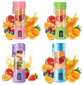 Household necessities 380Ml Juicer Personal With Travel Cup USB Portable Electric Blender Rechargeable Juicer Bottle Fruit Vegetable Kitchen Tools MHY080
