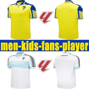 24/25 Cadiz Soccer Jerseys CADIZ CF Negredo Camisetas De Futbol LOZANO ALEX Bodiger Juan Cala CAMISETA A LIGA Home away white Kids Kit Football Shirt Special 2024 2025