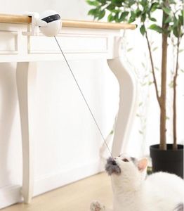 Funny Electric Cat Toy levantando bola de gatos teaser brinquedo elétrico flutter girting brinquel