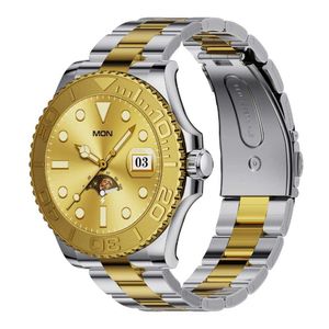腕時計1.32インチAMOLED SMART MENS AW46スマートウォータープルーフリストバンドQ240529