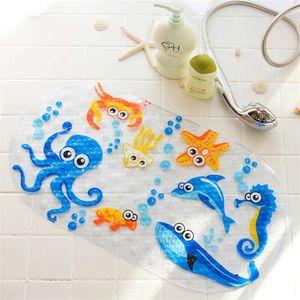 12 colori Cartoon non Slip Pvc Doccia da doccia per bambini Uscita domestica Dranaggio Tappeto bagno tappeto vasca da bagno L2405
