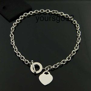 TF FamilyHeart Necklaces Bracelets Designer for Women Silver Chain Luxury Classic Heart Set 18K Gold Party Gift Wholesale and Retail 316L Stainless Steel Jewelry
