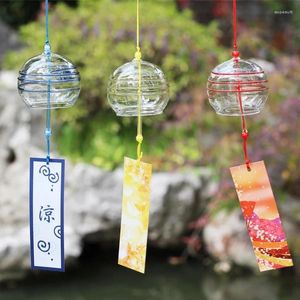 Декоративные фигурки японская ветрозащитная стеклянная музыкальная музыка звук сад украшения выбиты на открытом воздухе украшение домашнего декор