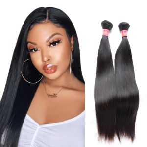 Wefts 11a One Donor Top Grade Quality Brazilian Hair Weft Bundles 2pcs/lot Malaysian Double Double Doun