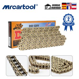 Universal Motorcycle DID Oil Seal Chain O-Ring 520 525 530 428 Chains 120 136 Links Fit For ATV Dirt Bike Off Road Kawasaki