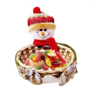 Storage Bags Decoration Basket Gift Santa Claus Christmas Big Candy Housekeeping & Organizers