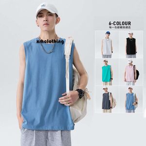 Дизайнерская футболка Pure Cotton Men's Tank 2024 Summer New Mourengy Brand Funtempt