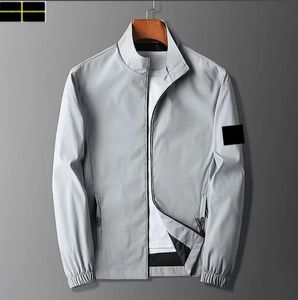 Stone Jacket Island Luxury Brand Mens Jacket Classic Triangle Coat Fashion Youth Loose Coat Mens Windproof Thin Jacket Casual dragkedja Jackor Huven Rockar Topp A85