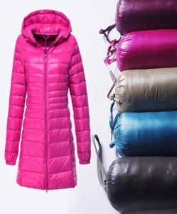 Sedutmo Spring Ultra Light Womens Kurtki Plus w rozmiarze 6xl kaczki w dół Płaszcz Długie puffer kurtka cienka z kapturem płaszcz ED123 2012037706427