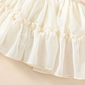 0-24 Monate Baby-Mädchen-Outfit Blumenspitzen-Tanktops und elastischer Rüschenrock für Kleinkindmädchen Sommerkleidung Set