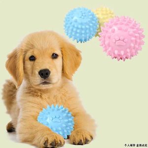 Brinquedos de cachorro Chews Pet Dog Toy Ball Ball Solid Bite mordida Chewy e Indestrutível Ball Bouncing Ball Rubber Rubber Training Interaction Game Ball D240530