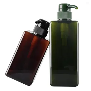 Flytande tvåldispenser 1st 450 ml skummande påfyllningsbar handpump flaskbehållare badrum dusch gel schampo