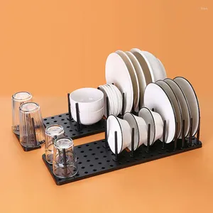 Kitchen Storage Creative Retractable Bowl Rack Cup Holders Combination Drawer Organizer Supplies Adjustable Dish Shelf