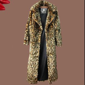 Pelliccia da donna in pelliccia pelliccia femminile pelliccia leopardo pelliccia di bump inoltrata lunghi casual top europe
