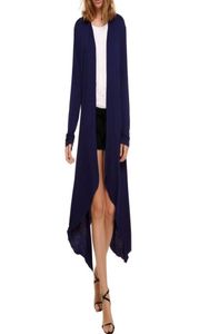 Whole 10 Color Maxi Cardigan Feminino Thin Sweater Coat Women Knitted Long Sleeve Asymmetric Drape Open Black Pink Oversized 4388544